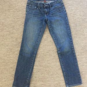 Low rise straight leg jeans